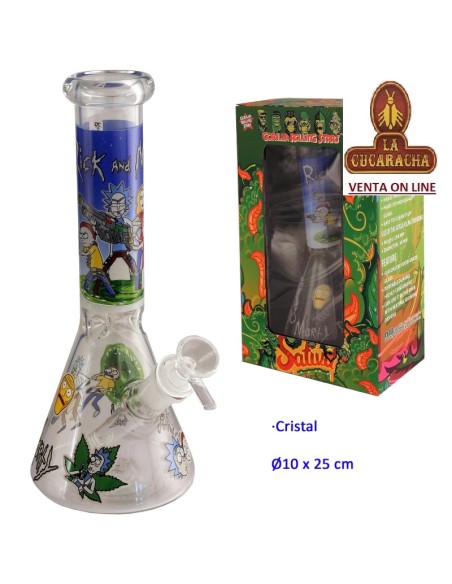 Bong de cristal 25cm.