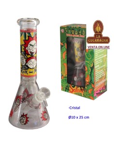 Bong de cristal 25cm.
