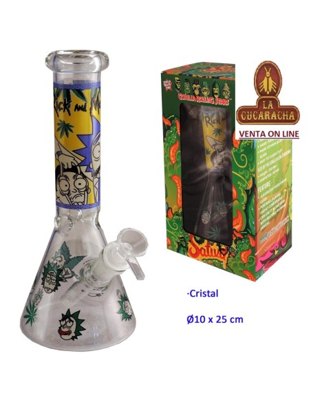 Bong de cristal 25cm.