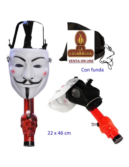 Bong máscara 22x46cm.