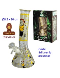 Bong cristal 20cm. brilla...