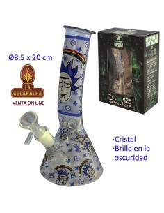 Bong cristal 20cm. brilla...