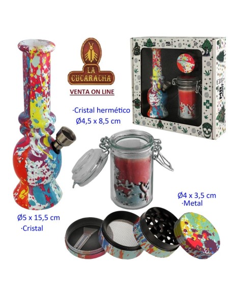 Set Bong-grinder-bote.