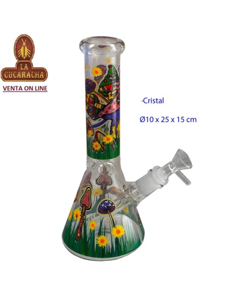 Bong cristal 25cm.