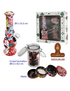 Set Bong-grinder-bote.