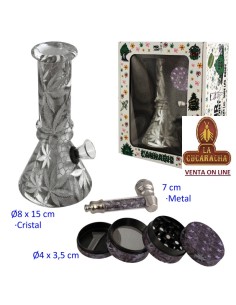 Set bong-grinder-pipa.