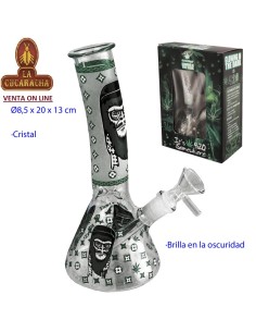 Bong cristal 20cm. brilla...