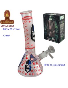 Bong cristal 20cm. brilla...