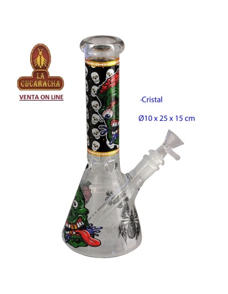 Bong cristal 25cm.