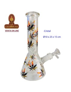 Bong cristal 25cm.