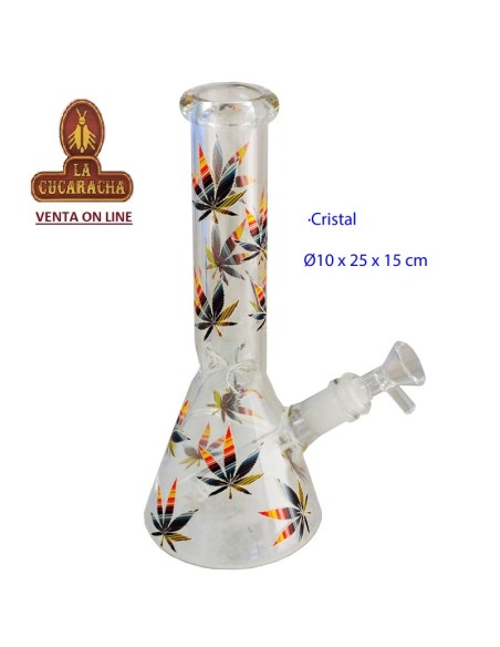 Bong cristal 25cm.