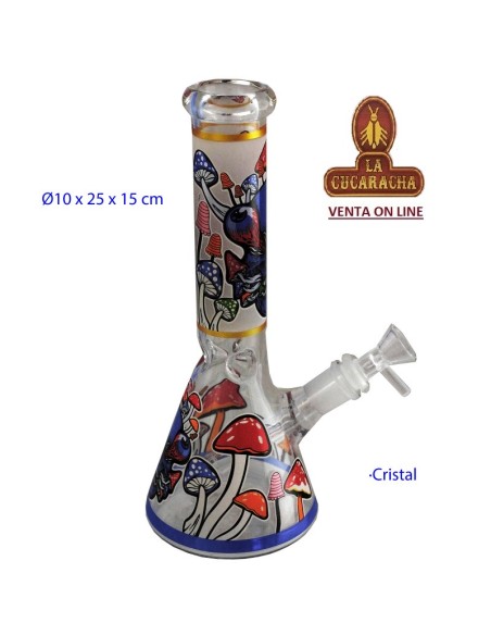 Bong cristal 25cm.