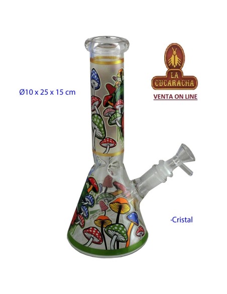 Bong cristal 25cm.