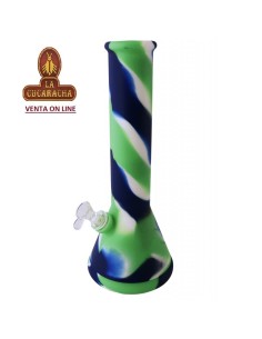 Bong silicona multicolor 30cm.