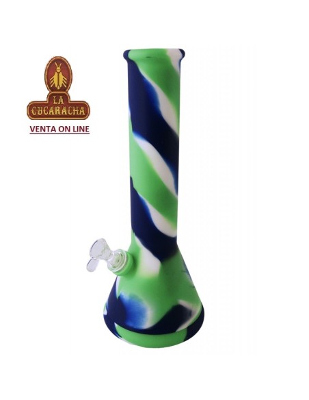 Bong silicona multicolor 30cm.