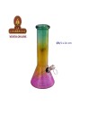 Bong cristal tricolor 21cm.