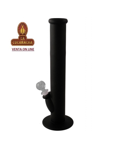 Bong silicona médica pipeta cristal Ø5 x 36cm.