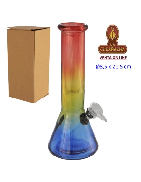 Bong cristal 21.5cm.