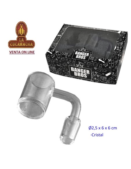 Bong-banger cristal 6xØ 2,5cm.