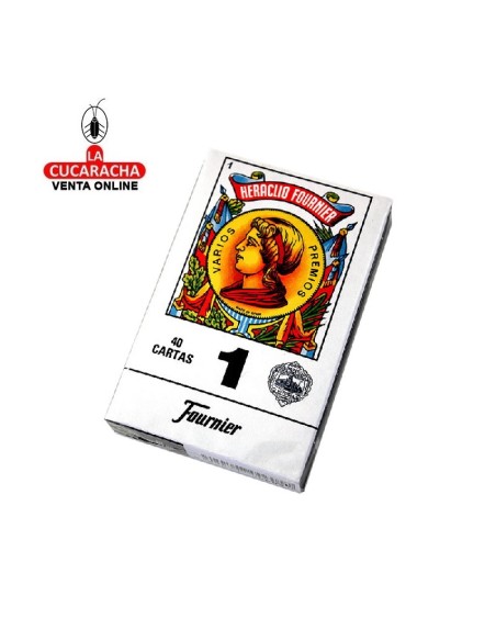 FOURNIER-Caja 12 Baraja española, nº1- 40 cartas,  estuche cartón.
