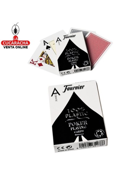 FOURNIER-Baraja Poker Plástico.