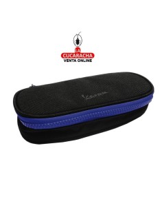 Vespa-Estuche negro-azul.