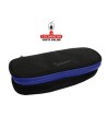 Vespa-Estuche negro-azul.