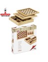 Juego marquetería Ajedrez-damas-backgammon.