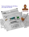 CAJA 25 BOLSAS 150 FILTROS RADAMIL MENTOL.
