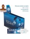 RIZLA-2 CAJAS 24 ESTUCHES 60 FILTROS PRECORTADOS CAPSULA MENTHOL.