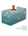 2 CAJAS 20 ESTUCHES 120 FILTROS RIZLA EXTRA FINOS PRECORTADOS MENTHOL.
