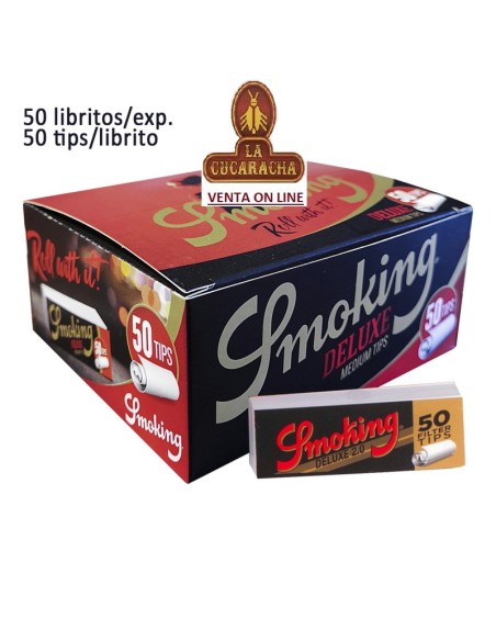 smoking-2 Cajas 50 libros 50 filtros tips carton.