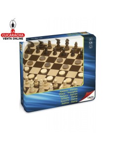 CAYRO-Ajedrez-Damas madera...