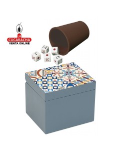 Cubilete 5 Dados Poker 16mm.