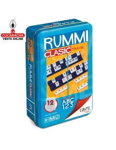 CAYRO-JUEGO RUMMI CAJA METAL.