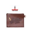 MONEDERO PIEL PLANO CHARLIE CHOCOLATE.