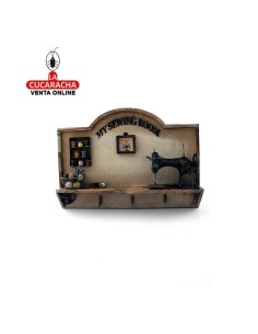 Perchero máquina coser...