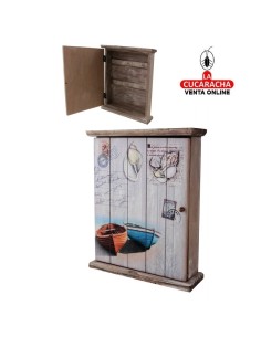 Guardallaves madera Barcas.