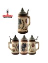 Jarra cerveza ceramica decorativa Mapa Alemania 750ml.