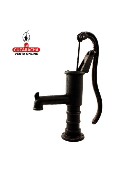 Bomba agua decorativa metal envejecido.