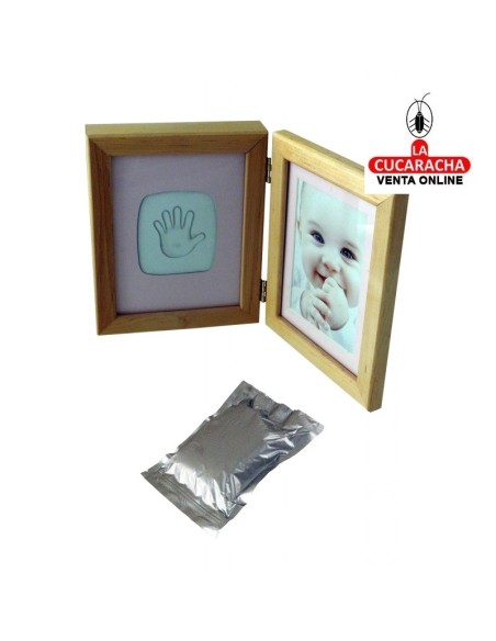 Cuadro portafotos para molde huella bebé Baby Huellas.