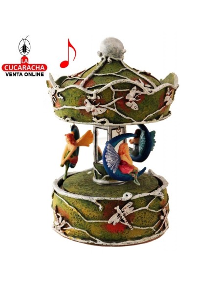 CARRUSEL MUSICAL Y MOVIMIENTO TIOVIVO HADAS.