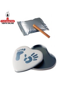 Molde forma corazon huella...