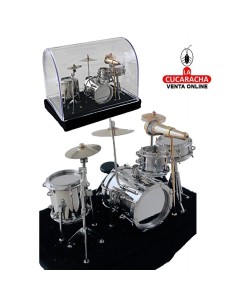 Miniatura-Bateria metal...