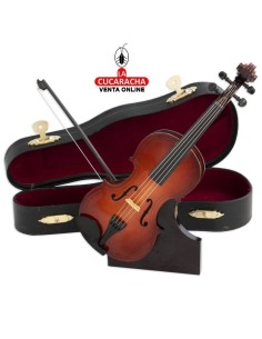 Miniatura-Violín madera...