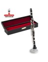 Miniatura-Clarinete negro decorativo.