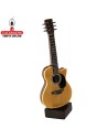 Miniatura-Guitarra acústica resina decorativa.