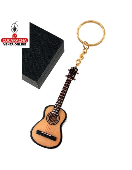 Miniatura-Llaveros Violin-Guitarra madera.
