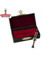 Miniatura-Pin Clarinete con estuche.