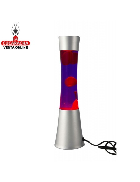 Lámpara de Lava metálica.